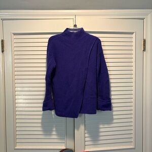 Athleta Purple Cowl Turtleneck Sweater